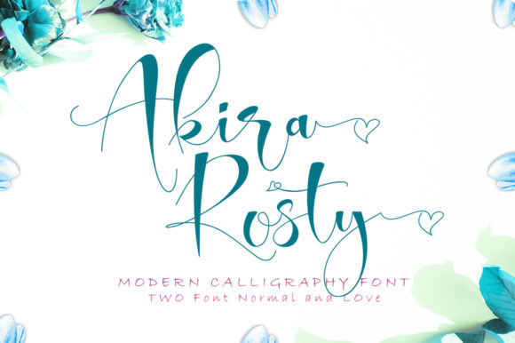 Akira Rosty: The Handwritten Font for Crafters
