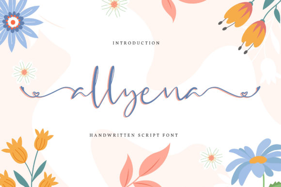 Allyena Font: Elevating Web Design with Whimsical Script