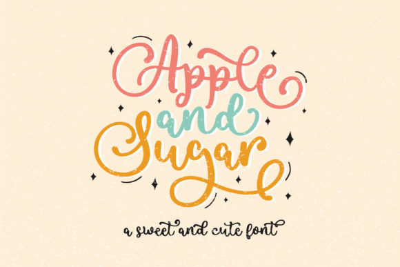 Apple and Sugar: A Playful Font for Branding