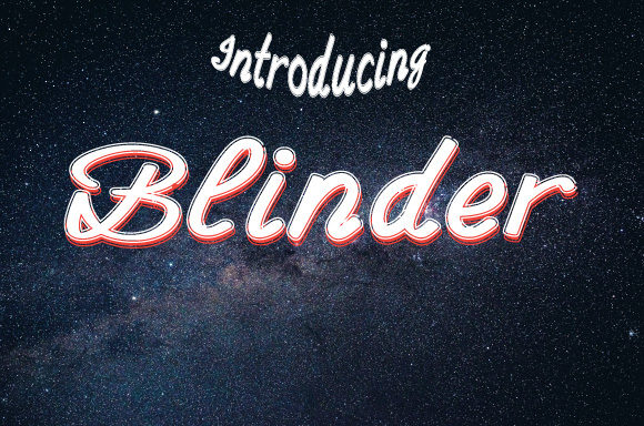 Blinder Font: Elevating Web Design with Handwritten Style