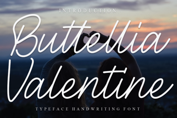 Buttellia Valentine Font for Crafters