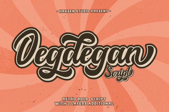 Degdegan: A Bold Script Font for Modern Web Design