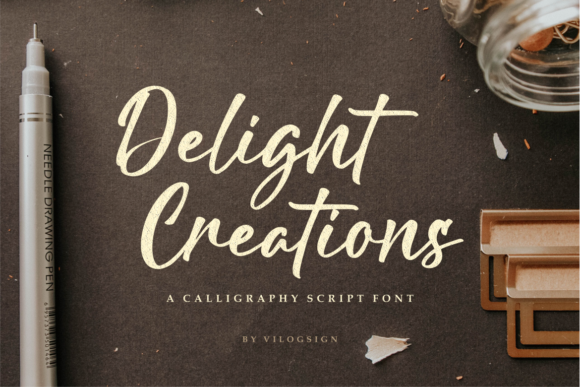 Delight Creations Font for Small Business Branding