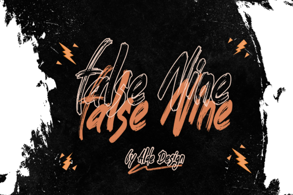 False Nine: A Handwritten Font for Crafters