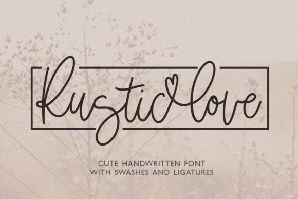 h1>Rustic Love: A Handwritten Font for Modern Web Design