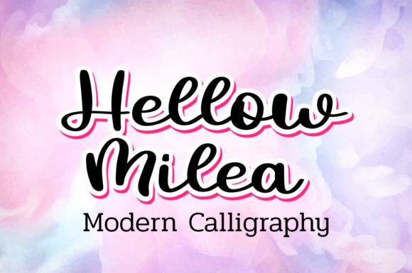 Hellow Milea: A Fresh Handwritten Font for Editorial Design
