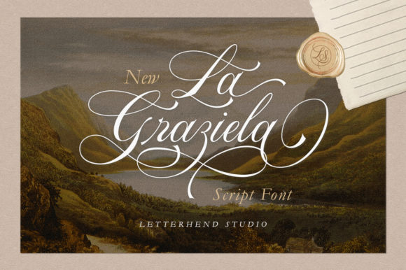La Graziela: A Romantic Script Font for Branding