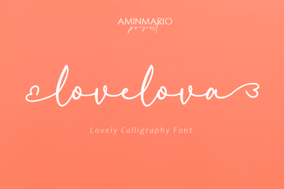 Lovelova: A Sweet Calligraphy Font for Crafters