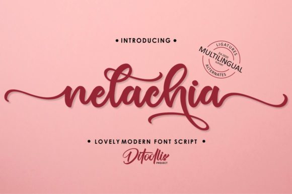 Nelachia: A Handwritten Typeface for Editorial Soul