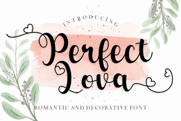 Perfect Lova: A Handwritten Font for Strong Branding