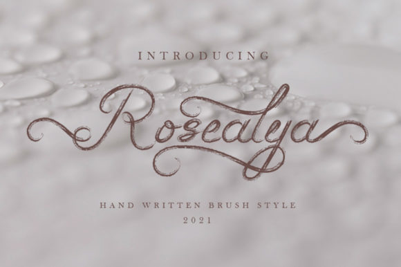 Rosealya Font: Elegant Script for Makers
