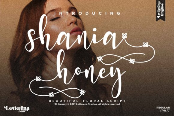 Shania Honey: A Warm Handwritten Typeface