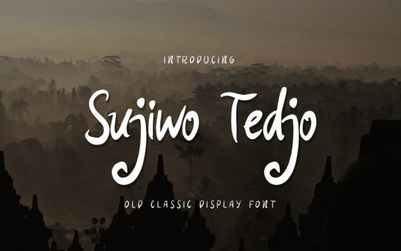 Sujiwo Tedjo: A Handwritten Font for Bold Campaigns