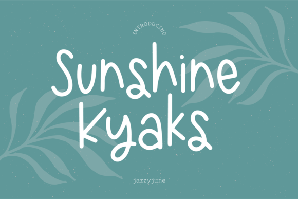 Sunshine Kyaks: A Playful Typeface for Web Design