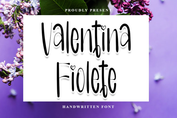 Valentina Fiolete: A Handwritten Font for Polished Brands