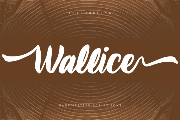 Wallice Font: Bold Handwritten Style for Branding