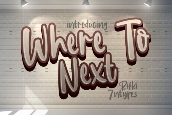 Where to Next: A Handwritten Font for Makers